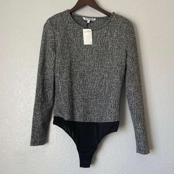 NWOT WALTER BAKER Skylar Tweed Bodysuit XL - Picture 3 of 9